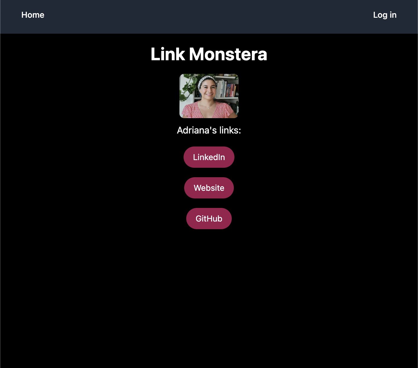 link monstera app screenshot